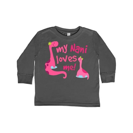 Inktastic My Nani Loves Me Girls Gift Gift Toddler Toddler Girl Long Sleeve T-Shirt
Inktastic My Nani Loves Me Girls Gift Gift Toddler Toddler Girl Long Sleeve T-Shirt