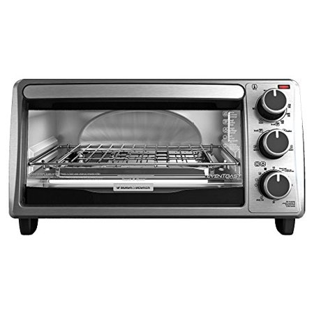 Black & Decker 4-slice Toaster Oven - Toast, Cooking - Black (to1303sb)