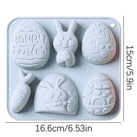 

Summer Savings Clearance! Happy Easter Day 2023! WJSXC Easter Decorations Easter Bunny Silicone Holiday Cake Baking Pan Ice Baking Diy Complementary Food Making Chocolate PK