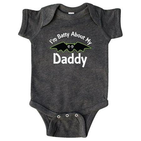 Inktastic Batty About My Daddy Cute Childs Gift Baby Boy or Baby Girl Bodysuit