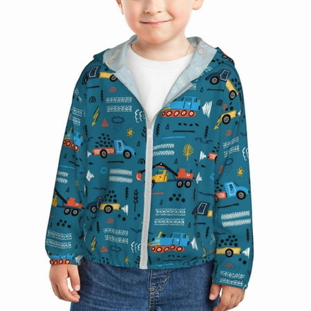 Lukts Construction Trucks Print Children s Long-Sleeved Sun Protection Clothing Hooded Sweatshirts for Boys and Girls Outdoor Sports-5 Years
Lukts Construction Trucks Print Children s Long-Sleeved Sun Protection Clothing Hooded Sweatshirts for Boys and Girls Outdoor Sports-5 Years