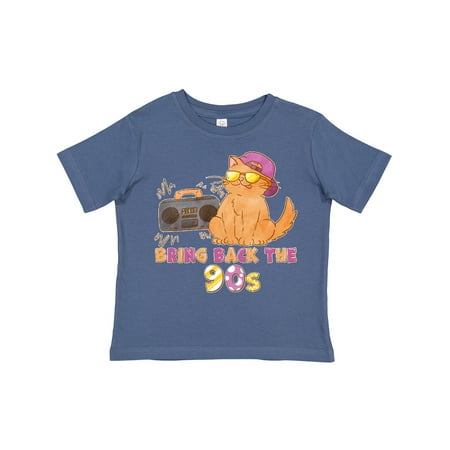 Inktastic Bring Back the 90s Cool Orange Cat Gift Toddler Boy or Toddler Girl T-Shirt