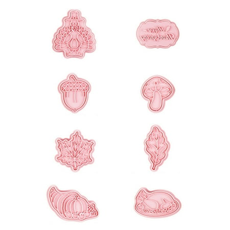8 Pack Thanksgiving Series Biscuit Cutters Kitchen Baking Cookie Biscuit Gadgets