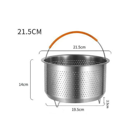Steamer Insert Steamer Pot Stainless Steel Basket Rice Steamer Pressure Cooker