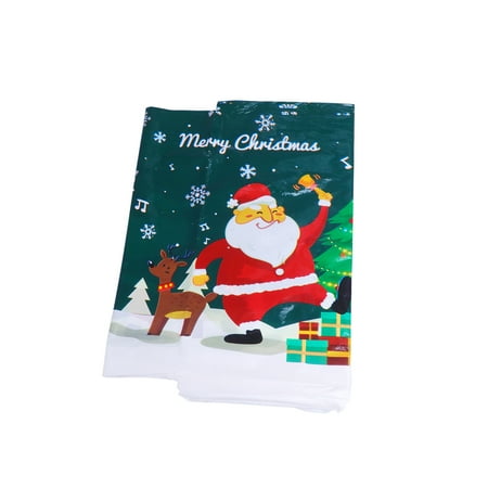 NUOLUX Christmas Santa and Snowman Printing Disposable Tablecloth Rectangular Picnic Table Covers Plastic Table Decor Party Supplies for Christmas Festival
NUOLUX Christmas Santa and Snowman Printing Disposable Tablecloth Rectangular Picnic Table Covers Plastic Table Decor Party Supplies for Christmas Festival