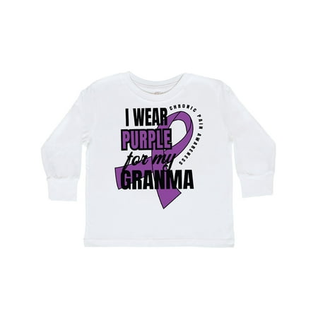 Inktastic Chronic Pain I Wear Purple For My Granma Gift Toddler Boy or Toddler Girl Long Sleeve T-Shirt
Inktastic Chronic Pain I Wear Purple For My Granma Gift Toddler Boy or Toddler Girl Long Sleeve T-Shirt