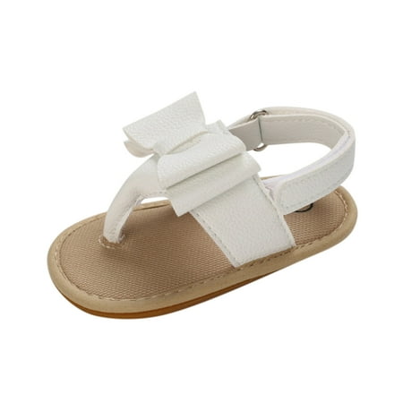 Kids Prewalker Walking Anti-Slip Sandals Bowknot Summer Shoes
