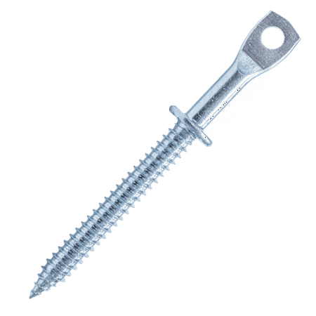 3.25 Eye Lag Self tapping Sharp point Screw Zinc (Qty 200)