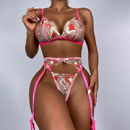 HOMBOM Women S Lingerie Women Exquisite Mesh Embroidery Lingerie Bra Garter Briefs Set Babydoll Cut-Out Sleepwear
HOMBOM Women S Lingerie Women Exquisite Mesh Embroidery Lingerie Bra Garter Briefs Set Babydoll Cut-Out Sleepwear