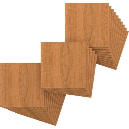 Ekena Millwork 11 3/4 W x 11 3/4 H x 1/4 T Wood Hobby Boards Cherry (25-Pack)