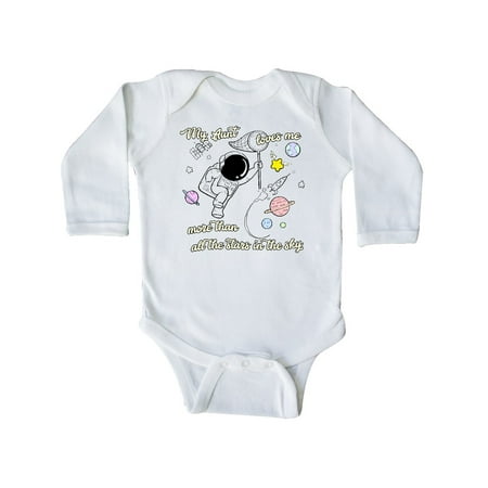 Inktastic My Aunt Loves Me Gift Baby Boy or Baby Girl Long Sleeve Bodysuit