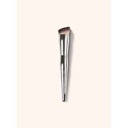 Silver Flat Angled Brush