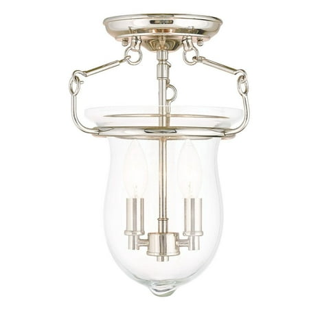 2 Light Semi-Flush Mount in Traditional Style 10 inches Wide By 13.25 inches High-Polished Nickel Finish Bailey Street Home 218-Bel-1875250
2 Light Semi-Flush Mount in Traditional Style 10 inches Wide By 13.25 inches High-Polished Nickel Finish Bailey Street Home 218-Bel-1875250