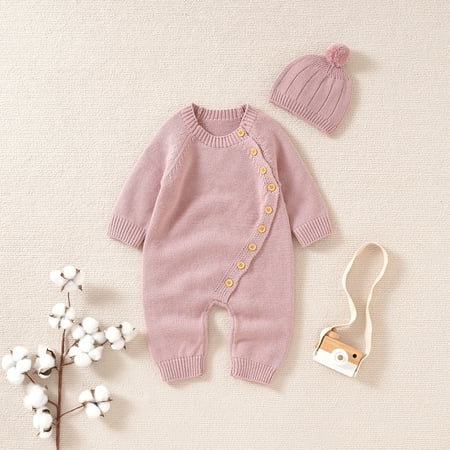Baby Romper Long Sleeve Infant Boy Girl Jumpsuit Clothes Autumn Solid Knit Newborn Toddler Kid Solid Overalls 2PC 0-18M Onesies
Baby Romper Long Sleeve Infant Boy Girl Jumpsuit Clothes Autumn Solid Knit Newborn Toddler Kid Solid Overalls 2PC 0-18M Onesies