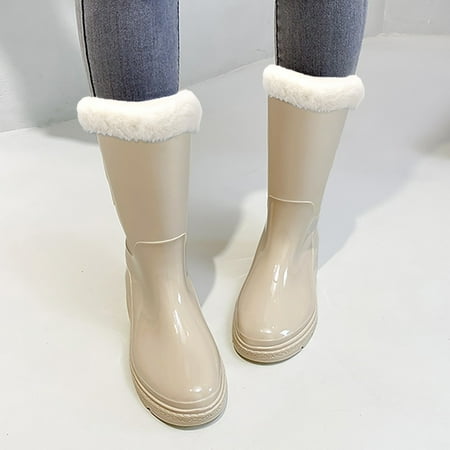 Cathalem Women s Rain Boots with Zipper Women High Heel Knee High Comfort Lady Shoes Mid Calf Snow Boots Non Hinter Kids Boots White 6.5
Cathalem Women s Rain Boots with Zipper Women High Heel Knee High Comfort Lady Shoes Mid Calf Snow Boots Non Hinter Kids Boots White 6.5