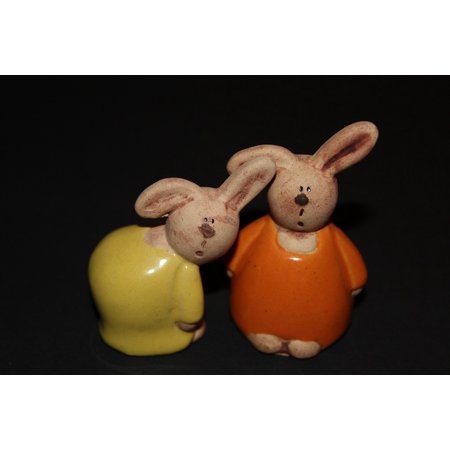 Framed Art for Your Wall Easter Decoration Rabbit Animal Fig Easter Bunny 10x13 Frame