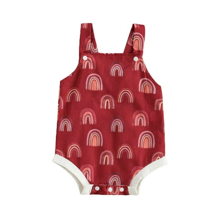 jaweiw Newborn Baby Boys Girls Casual Suspender Jumpsuits Fresh Rainbow/Little Cars Printed Triangle Romper
jaweiw Newborn Baby Boys Girls Casual Suspender Jumpsuits Fresh Rainbow/Little Cars Printed Triangle Romper