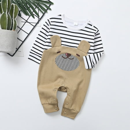ZXHACSJ Newborn Infant Baby Boys Girls Cartoon Penguin Jumpsuit Romper Clothes Khaki 100
ZXHACSJ Newborn Infant Baby Boys Girls Cartoon Penguin Jumpsuit Romper Clothes Khaki 100