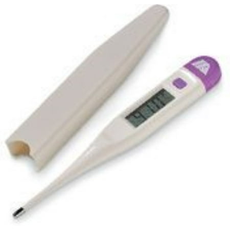MABIS Jumbo Display 60-Second Digital Thermometer for Oral, Rectal and Underarm Use, White