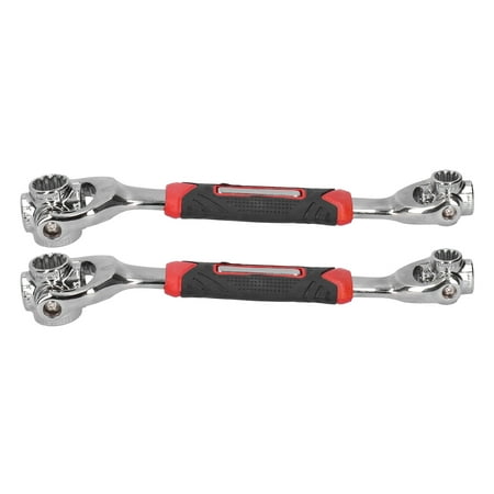 2Pcs 8 In 1 Socket Wrench Carbon Steel Multifunctional 360° Rotatable Hand Tools
2Pcs 8 In 1 Socket Wrench Carbon Steel Multifunctional 360° Rotatable Hand Tools