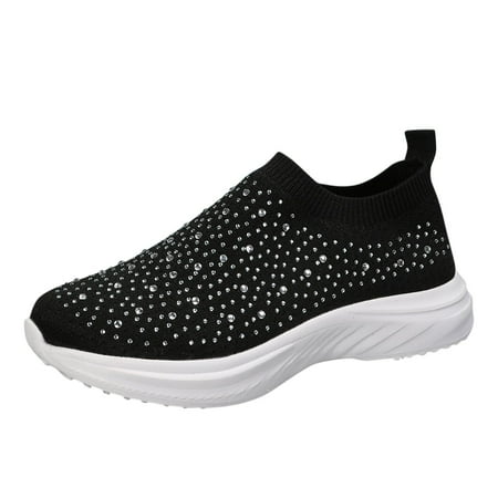 Qufokar Womens Dress Boots Mid Calf Sneaker Women Shoes Size 13 Fashion Autumn Women Sports Shoes Flat Bottom Lightweight Fly Woven Mesh Breathable Comfortable Slip On Shiny Rhinestone
Qufokar Womens Dress Boots Mid Calf Sneaker Women Shoes Size 13 Fashion Autumn Women Sports Shoes Flat Bottom Lightweight Fly Woven Mesh Breathable Comfortable Slip On Shiny Rhinestone