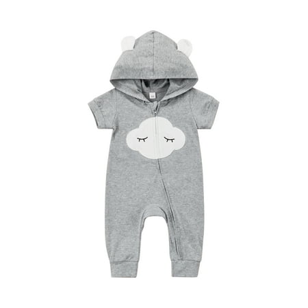 Multitrust Newborn Baby Oblique Zipper Bodysuit Short Sleeve Cute Ears Hooded Romper Infant One-Piece Clothes
Multitrust Newborn Baby Oblique Zipper Bodysuit Short Sleeve Cute Ears Hooded Romper Infant One-Piece Clothes