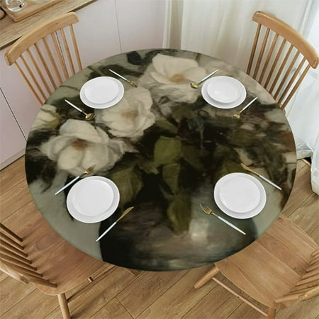Bciig White Flowers Round Table Cover Stain Resistant Washable Indoor Outdoor Tablecloth Kitchen Dining Wedding Parties 100% Polyester Fiber 46 -50
Bciig White Flowers Round Table Cover Stain Resistant Washable Indoor Outdoor Tablecloth Kitchen Dining Wedding Parties 100% Polyester Fiber 46 -50