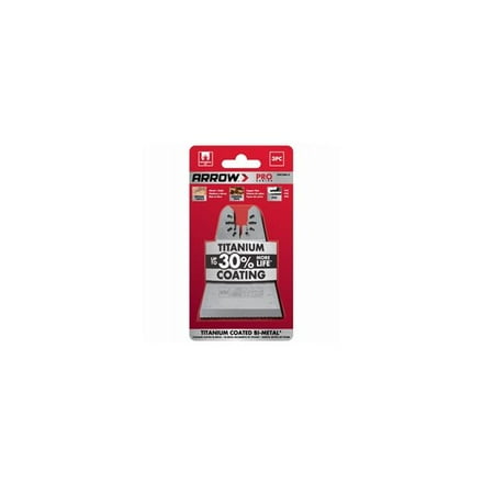 Arrow Fastener 109178 2.6875 in. Titanium Wood & Nail Blade - 3 Piece