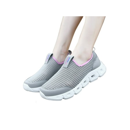 Rockomi Mens Athletic Shoe Fitness Workout Sneakers Mesh Running Shoes Unisex Non-Slip Comfort Sports Sneaker Lightweight Slip On Trainers Light Gray 7
Rockomi Mens Athletic Shoe Fitness Workout Sneakers Mesh Running Shoes Unisex Non-Slip Comfort Sports Sneaker Lightweight Slip On Trainers Light Gray 7