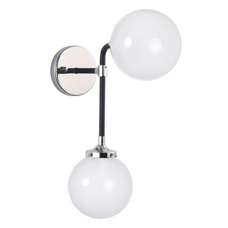 Maxim 24722WTBKPN 18.25 in. Atom 2 Light Wall Sconce - Black & Polished Nickel
Maxim 24722WTBKPN 18.25 in. Atom 2 Light Wall Sconce - Black & Polished Nickel