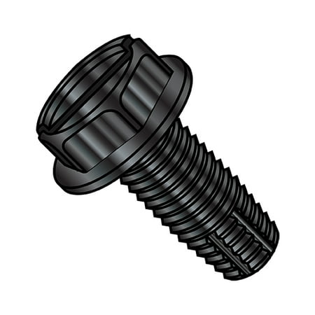10-24X3/4 Slotted Hex Washer Thread Cutting Screw Type F Fully Threaded Black Oxide (Pack Qty 6 000) BC-1012FSWB
10-24X3/4 Slotted Hex Washer Thread Cutting Screw Type F Fully Threaded Black Oxide (Pack Qty 6 000) BC-1012FSWB