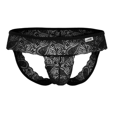 candyman 99058 candyman neon effect lace jockstrap
