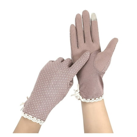 TureClos Sunproof Gloves Screen Touching Thin Fingertip Breathable Hand Cover Smooth Surface Multiple Colors Sun Protection Lace Glove Dark Purple
TureClos Sunproof Gloves Screen Touching Thin Fingertip Breathable Hand Cover Smooth Surface Multiple Colors Sun Protection Lace Glove Dark Purple