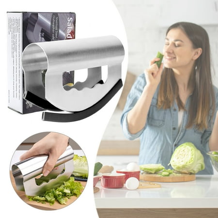 BOOBEAUTY 1Pcs Salad Chopper Knife with Double Blade Stainless Steel Sharp Mezzaluna Cutter and Mincer for Home Kitchen
BOOBEAUTY 1Pcs Salad Chopper Knife with Double Blade Stainless Steel Sharp Mezzaluna Cutter and Mincer for Home Kitchen