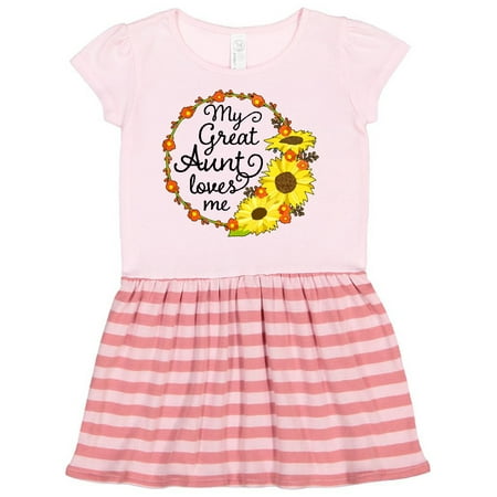Inktastic My Great Aunt Loves Me with Sunflower Wreath Gift Toddler Girl Dress
Inktastic My Great Aunt Loves Me with Sunflower Wreath Gift Toddler Girl Dress