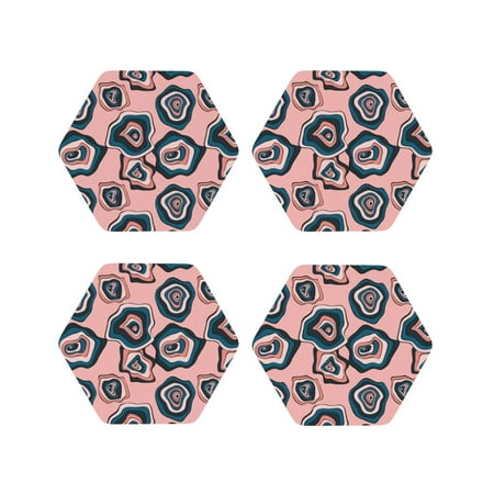 Leather Coasters Set of 4 - Abstract Colorful Circles Lightweight Non-Slip Drink Coasters for Desk Anti-Scalding Desk Cup Coasters for Office Table Decor Hexagon
Leather Coasters Set of 4 - Abstract Colorful Circles Lightweight Non-Slip Drink Coasters for Desk Anti-Scalding Desk Cup Coasters for Office Table Decor Hexagon