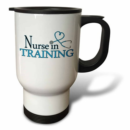 3dRose Nurse in Training Blue Heart Stethoscope - Travel Mug 14-ounce Stainless Steel
3dRose Nurse in Training Blue Heart Stethoscope - Travel Mug 14-ounce Stainless Steel