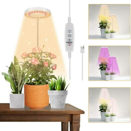 Rosnek Plant Grow Light for Indoor Plants Growing Full Spectrum LED Grow Light for Potted Seed
Rosnek Plant Grow Light for Indoor Plants Growing Full Spectrum LED Grow Light for Potted Seed
