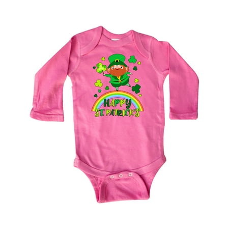 Inktastic Happy St. Patrick s Day Cute Leprechaun on Rainbow Gift Baby Boy or Baby Girl Long Sleeve Bodysuit
Inktastic Happy St. Patrick s Day Cute Leprechaun on Rainbow Gift Baby Boy or Baby Girl Long Sleeve Bodysuit