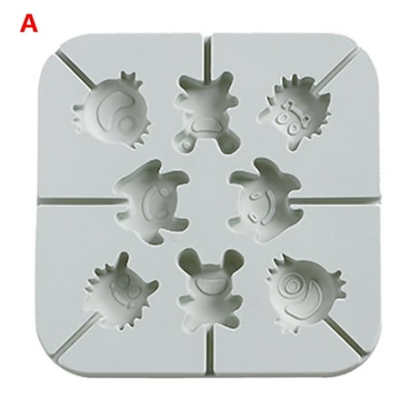 Lollipop Mold Silicone Fondant Mould Chocolate Sugar Craft Cake Mold Baking