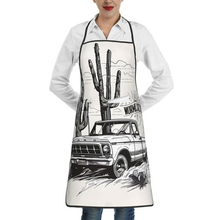Disketp Vintage Cactus Pickup Kitchen Apron with adjustable Aprons for Women with Pockets Cooking Powder Pink Apron
Disketp Vintage Cactus Pickup Kitchen Apron with adjustable Aprons for Women with Pockets Cooking Powder Pink Apron