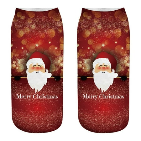 5 pairs Women Fashion Three-dimensional Printed Socks Christmas Socks womens socks Color random
5 pairs Women Fashion Three-dimensional Printed Socks Christmas Socks womens socks Color random