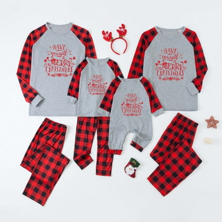 YYDGH Christmas Matching Family Pajamas Women Men Plaid Letter Pjs Unisex Clothes Sleepwear
YYDGH Christmas Matching Family Pajamas Women Men Plaid Letter Pjs Unisex Clothes Sleepwear