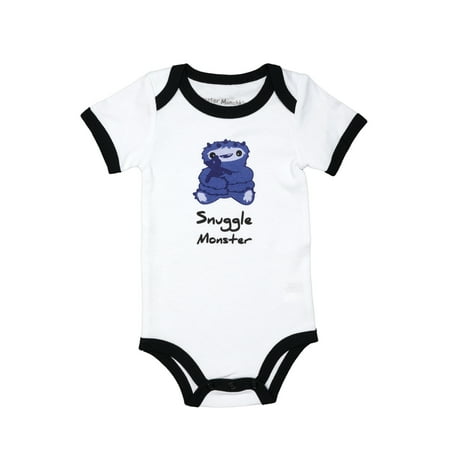 Purple Snuggle Monster - 12-24 Months Bodysuit