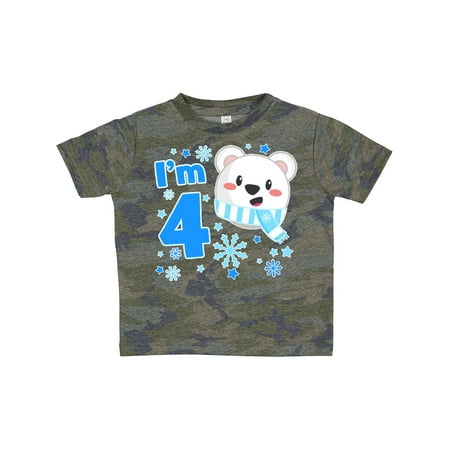 Inktastic I m Four- Cute Polar Bear Fourth Birthday Gift Toddler Boy or Toddler Girl T-Shirt
Inktastic I m Four- Cute Polar Bear Fourth Birthday Gift Toddler Boy or Toddler Girl T-Shirt