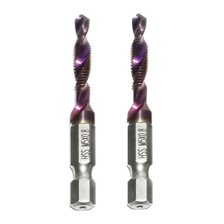 2Pcs Tap Drill Bit Hex Shank Hss Screw Bit Screw Machine Compound Tap M3-M10
2Pcs Tap Drill Bit Hex Shank Hss Screw Bit Screw Machine Compound Tap M3-M10