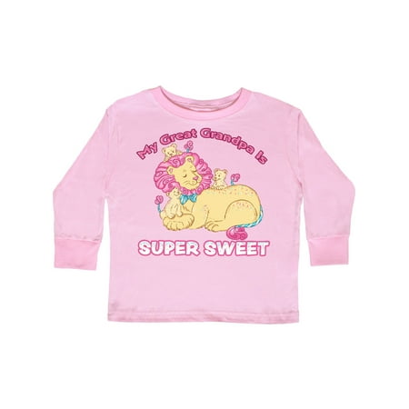 Inktastic My Great Grandpa Is Super Sweet Cotton Candy Lions Gift Toddler Boy or Toddler Girl Long Sleeve T-Shirt
Inktastic My Great Grandpa Is Super Sweet Cotton Candy Lions Gift Toddler Boy or Toddler Girl Long Sleeve T-Shirt
