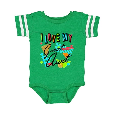 Inktastic I Love my Great Aunt- 80s retro style Gift Baby Boy or Baby Girl Bodysuit
Inktastic I Love my Great Aunt- 80s retro style Gift Baby Boy or Baby Girl Bodysuit