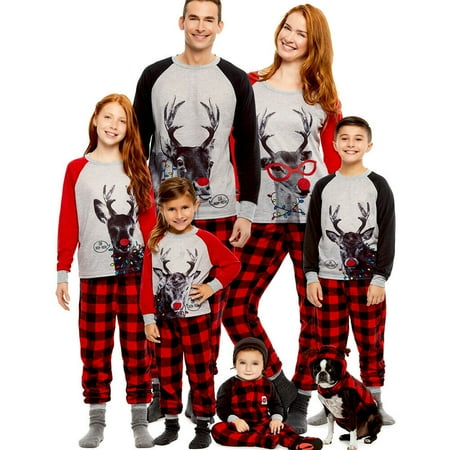 Hirigin Family Matching Christmas Pajamas Set Cotton Xmas Deer Holiday Pajamas Sleepwear Dad Mom Kids PJs
Hirigin Family Matching Christmas Pajamas Set Cotton Xmas Deer Holiday Pajamas Sleepwear Dad Mom Kids PJs