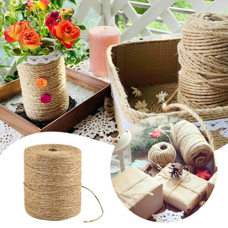 House Decor Home Decor 1000ft Natural Jute Strong Garden Rope For Arts Crafts Gift Wrap Gardening Climbing Environment Decoration
House Decor Home Decor 1000ft Natural Jute Strong Garden Rope For Arts Crafts Gift Wrap Gardening Climbing Environment Decoration
